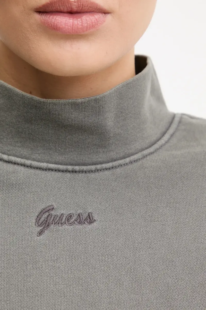 felpa in cotone MISTY donna colore grigio V5RQ13 KCOS1 miniatura 5