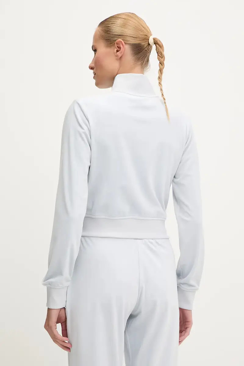 felpa in velluto COUTURE donna colore blu V3BQ22 K0232 miniatura 3