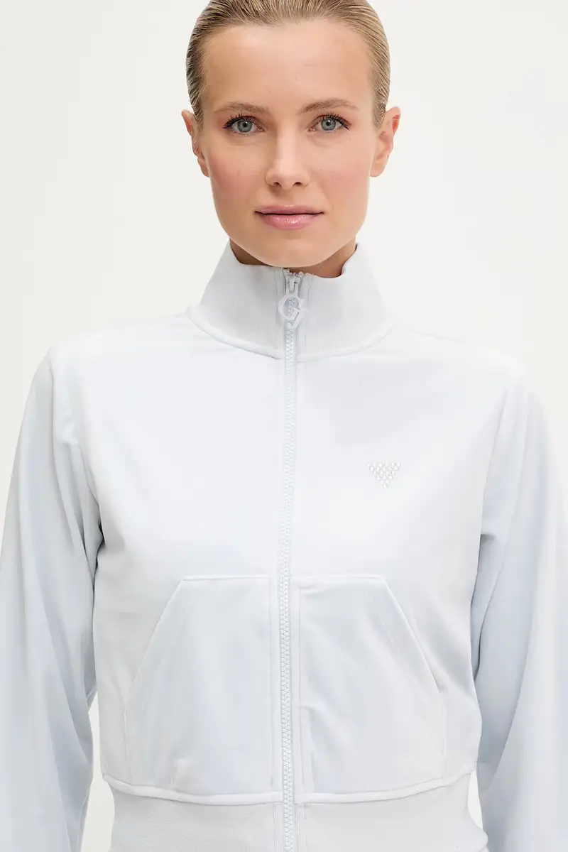 felpa in velluto COUTURE donna colore blu V3BQ22 K0232 miniatura 4