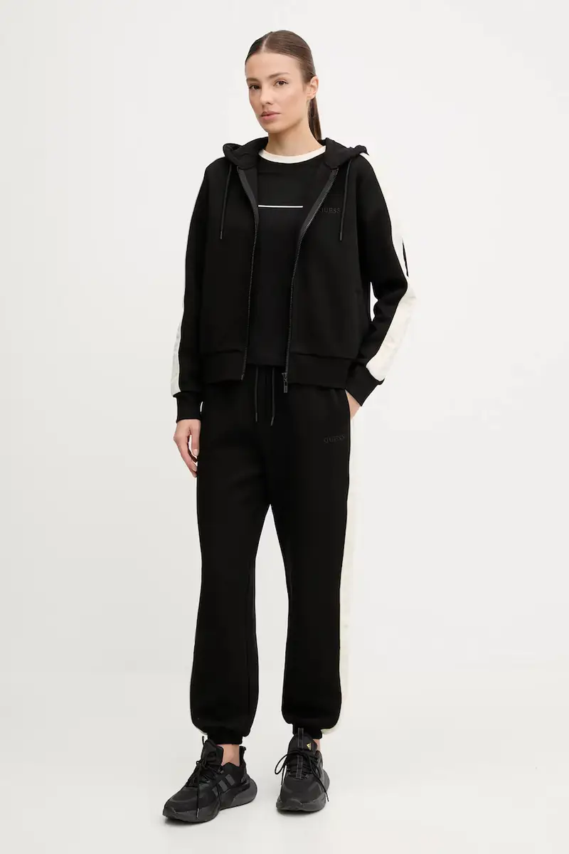 felpa MARYELLA donna colore nero con cappuccio V5YQ00 KB3P2 miniatura 2