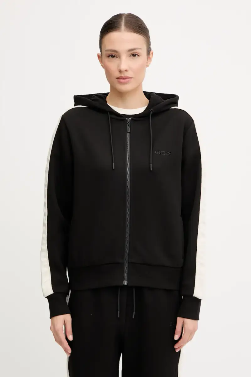 felpa MARYELLA donna colore nero con cappuccio V5YQ00 KB3P2