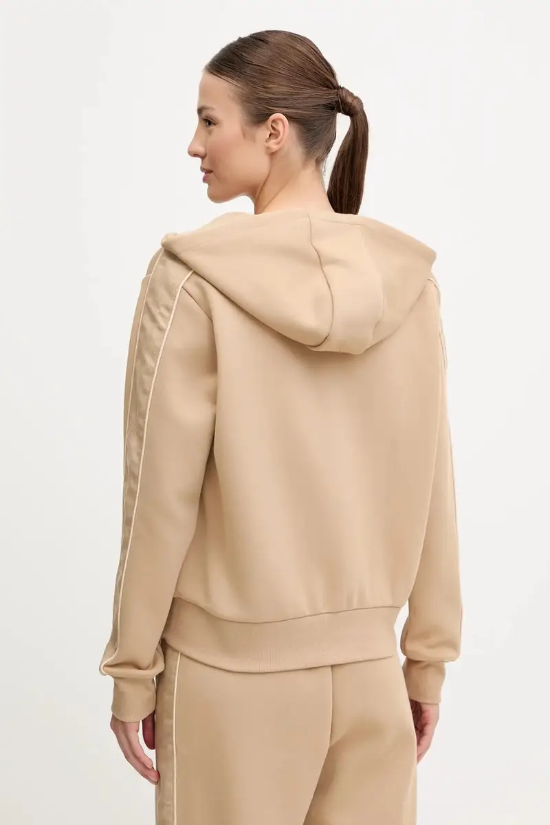 felpa MARYELLA donna colore verde con cappuccio V5YQ00 KB3P2 miniatura 3