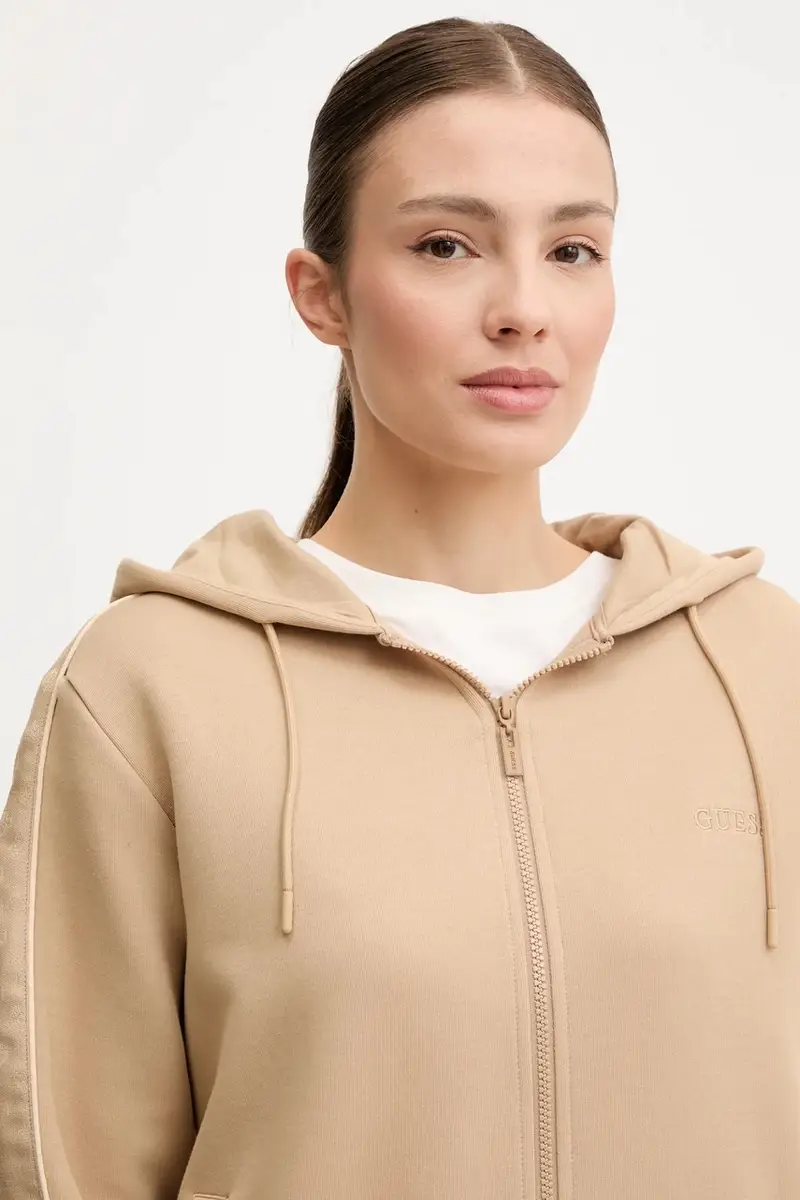 felpa MARYELLA donna colore verde con cappuccio V5YQ00 KB3P2 miniatura 4