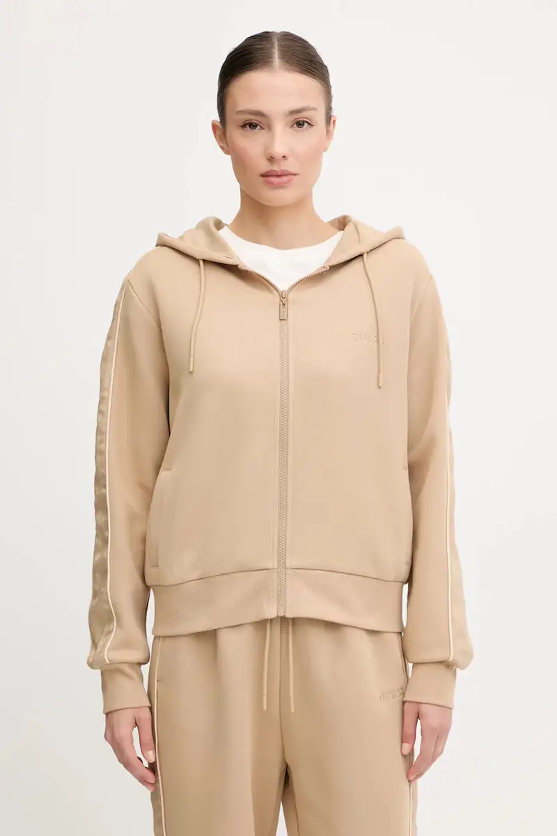 felpa MARYELLA donna colore verde con cappuccio V5YQ00 KB3P2