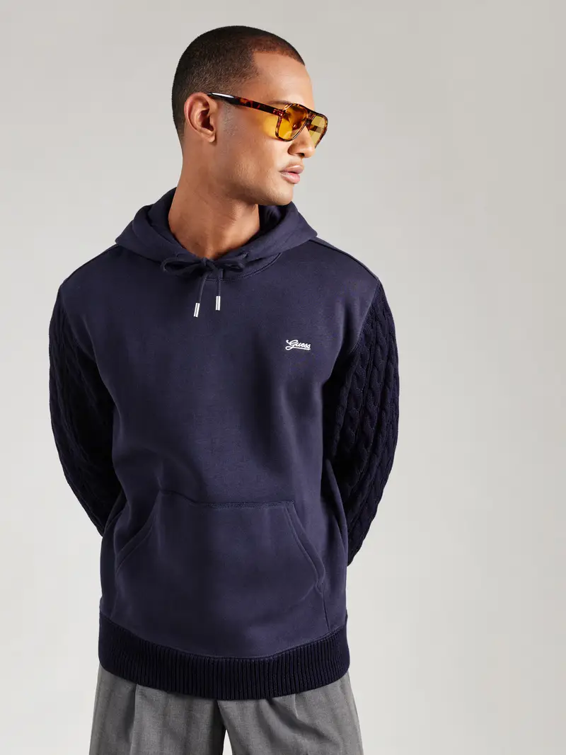 Felpa navy / bianco miniatura 2