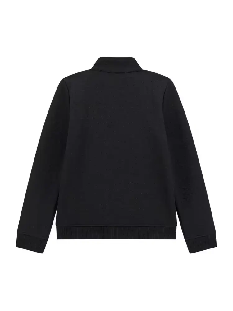 felpa nera bambina logo all over miniatura 2