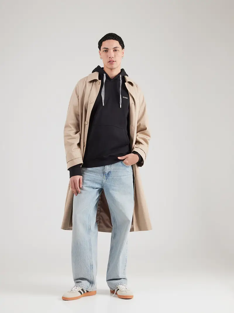 Felpa nero / bianco miniatura 3