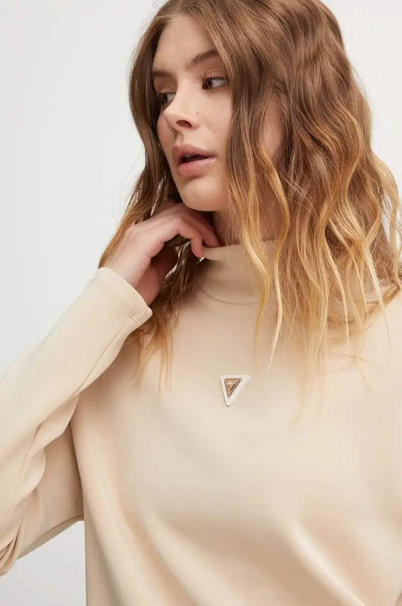 felpa OLYMPE donna colore beige V4YQ05 KCAY2 miniatura 4