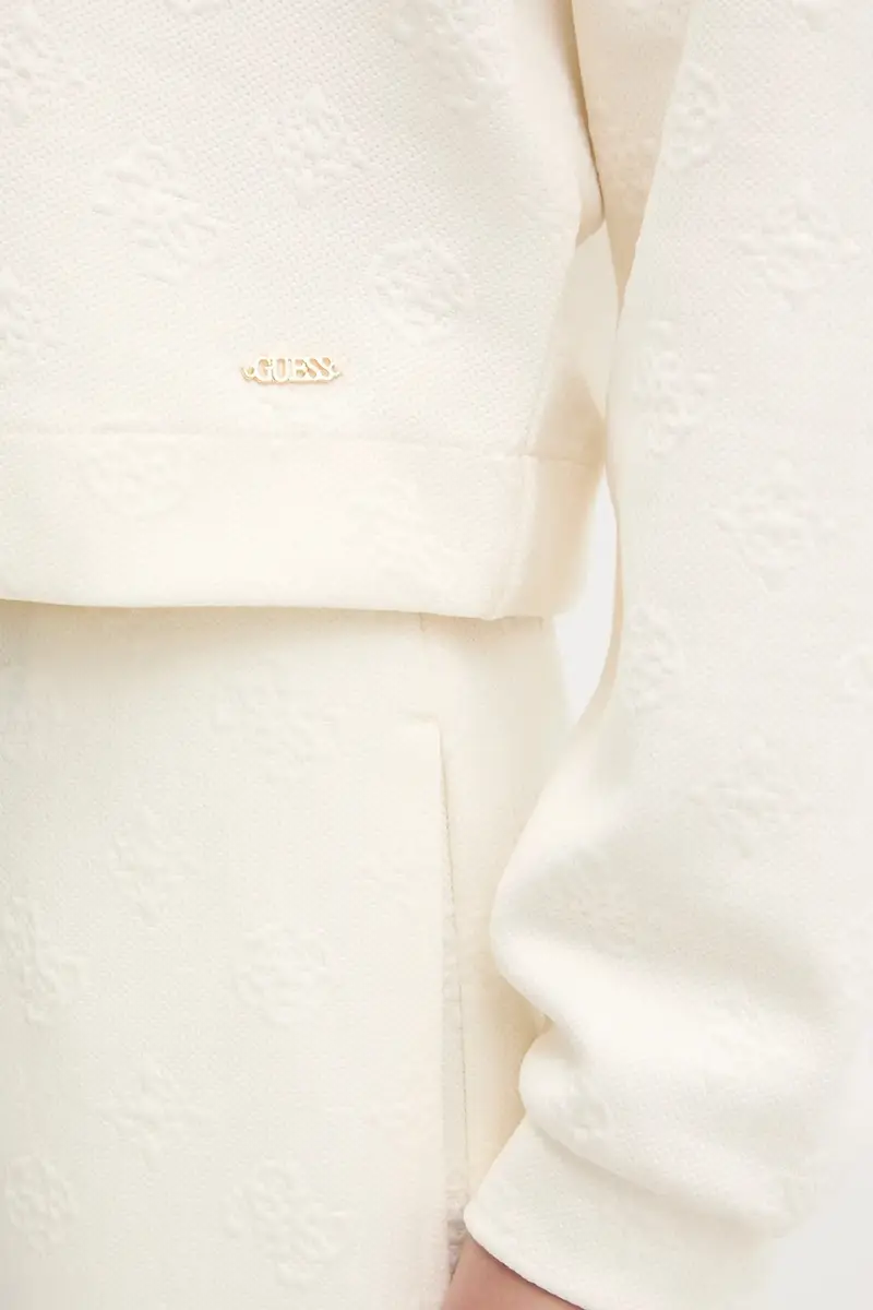 felpa PEONY donna colore beige con cappuccio V5YQ04 KBSL2 miniatura 5