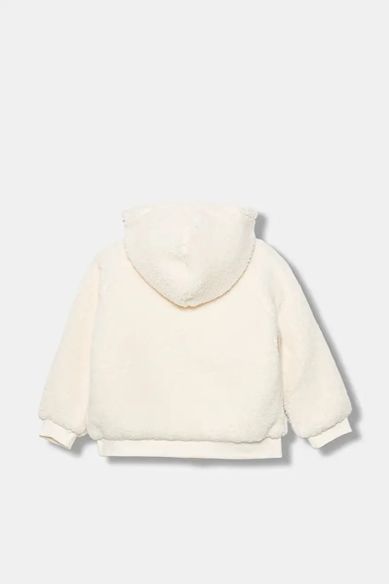 felpa per bambini colore beige con cappuccio H5BT01 WGSO0 miniatura 2