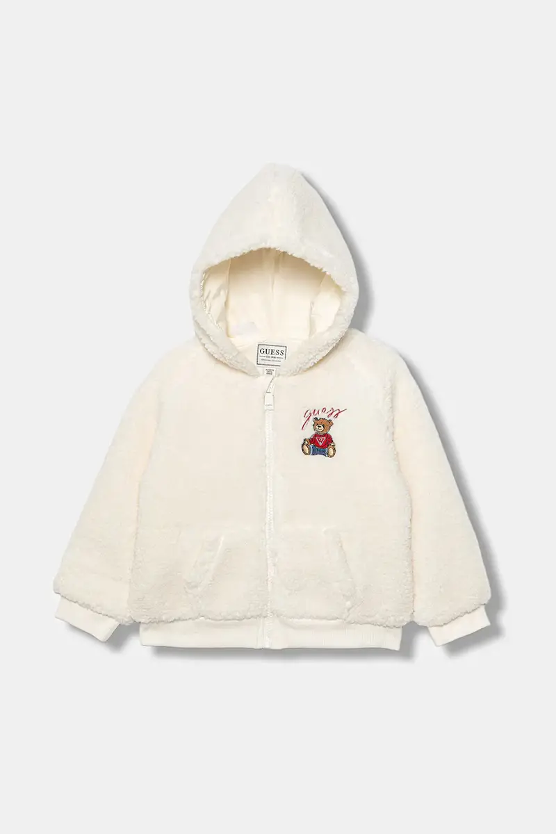 felpa per bambini colore beige con cappuccio H5BT01 WGSO0