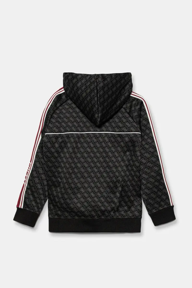 felpa per bambini colore nero con cappuccio L5BQ26 K2042 miniatura 2