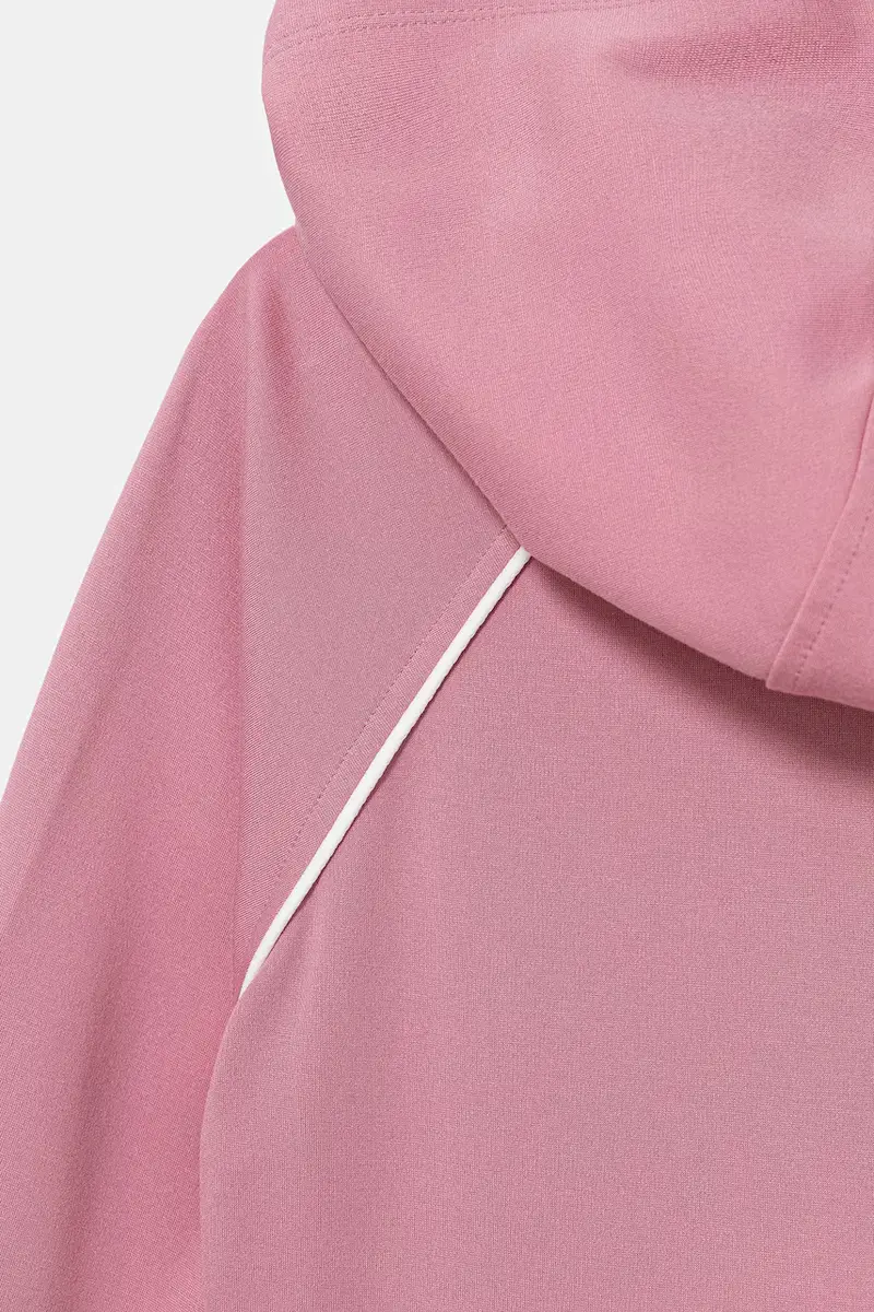 felpa per bambini colore rosa con cappuccio J5YQ08 KCY62 miniatura 3