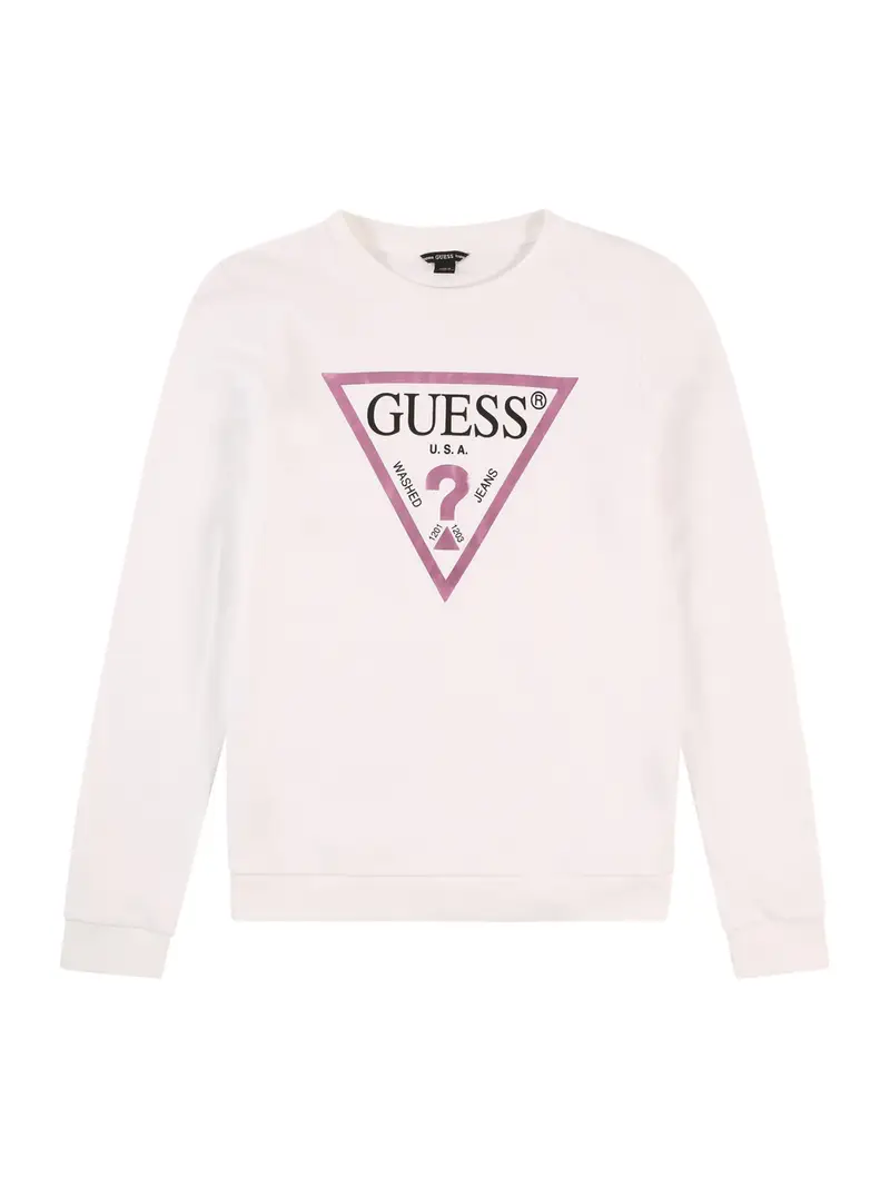 Felpa rosa scuro / nero / offwhite