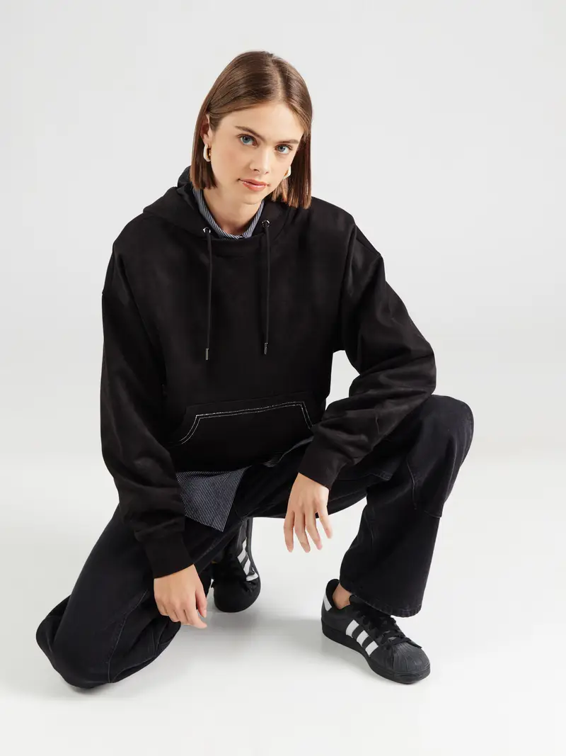 Felpa 'SCUBA' nero / argento miniatura 2