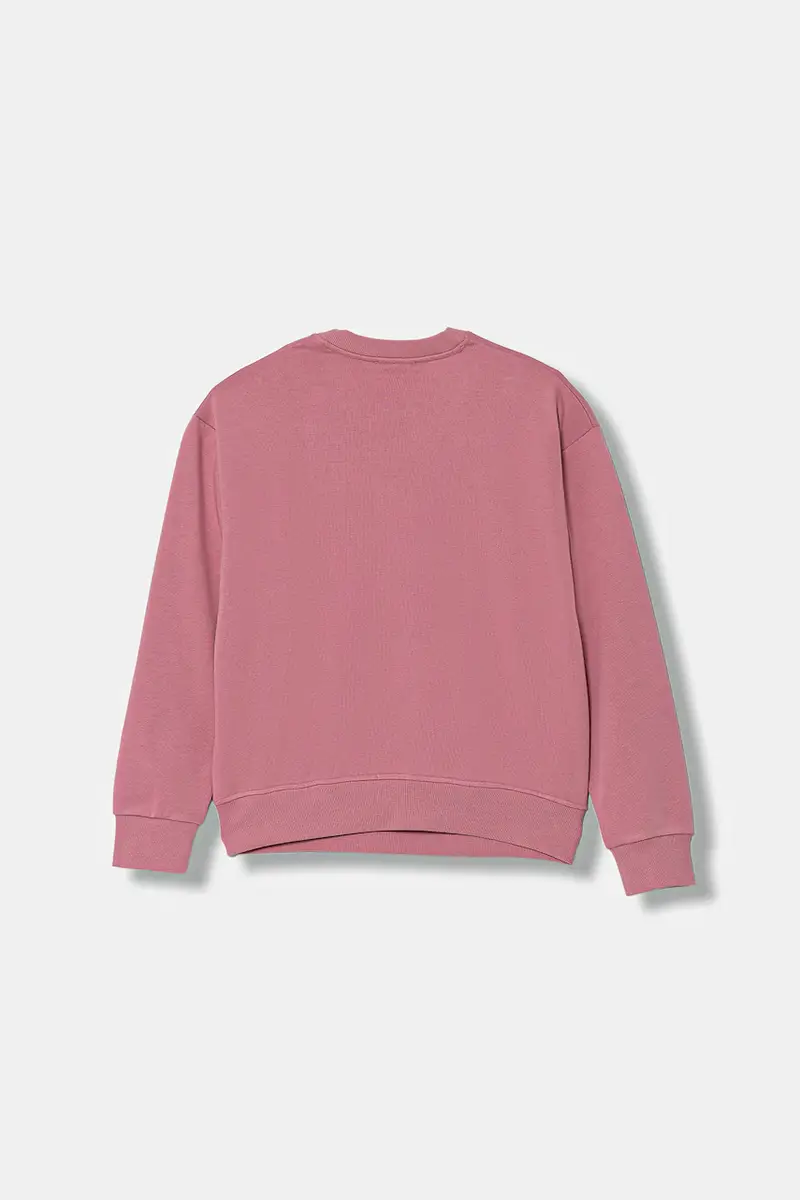 felpa SOFIA donna colore beige con applicazione O5RQ03 KCO31 Rosa miniatura 2