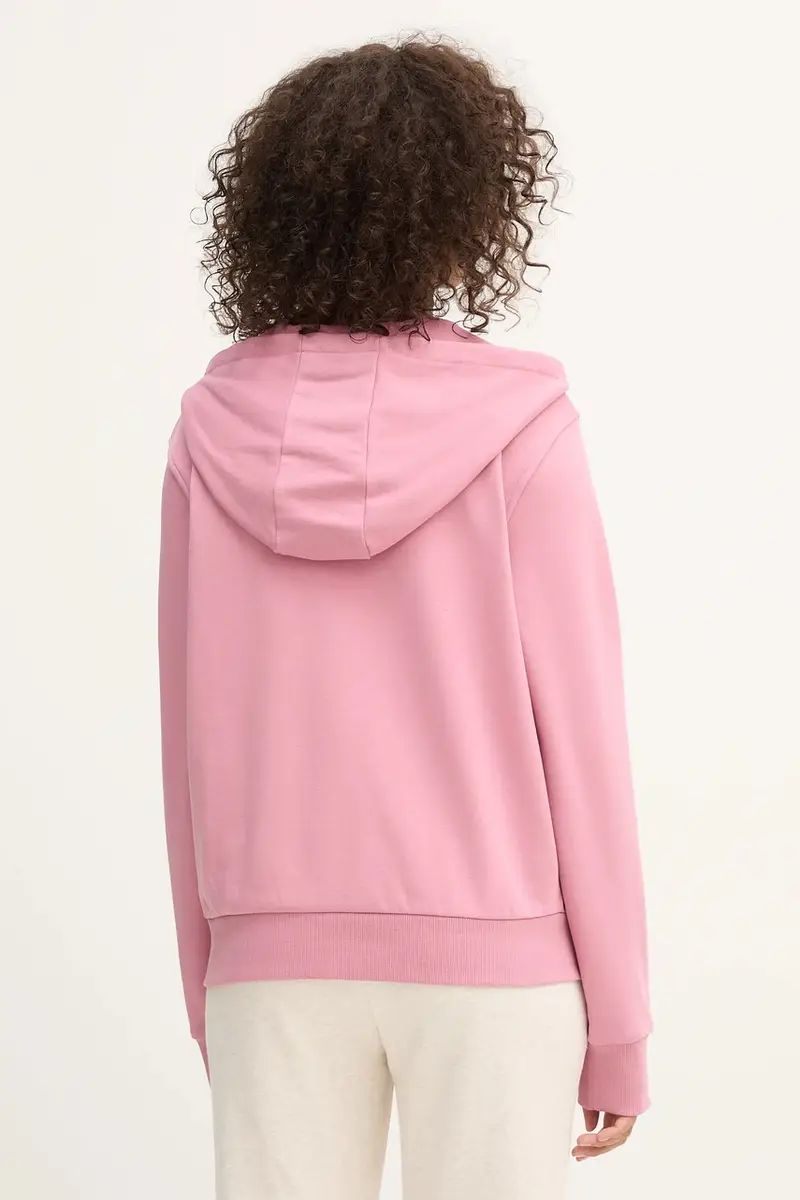 felpa SOFIA donna colore beige con cappuccio O5RQ01 KCO31 Rosa miniatura 3