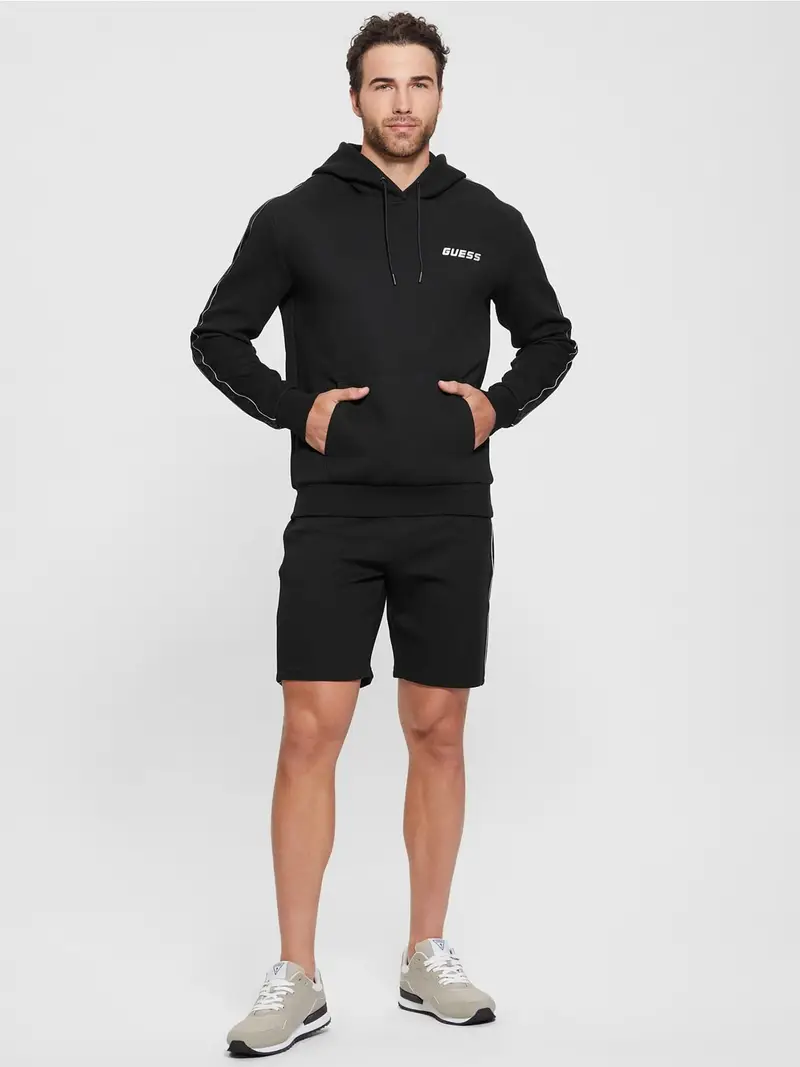 GUESS Felpa sportiva 'Mickey' nero / bianco miniatura 2