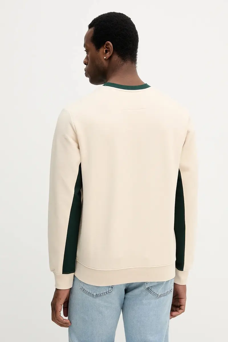 felpa uomo colore beige M5YQ11 KCXW1 miniatura 3