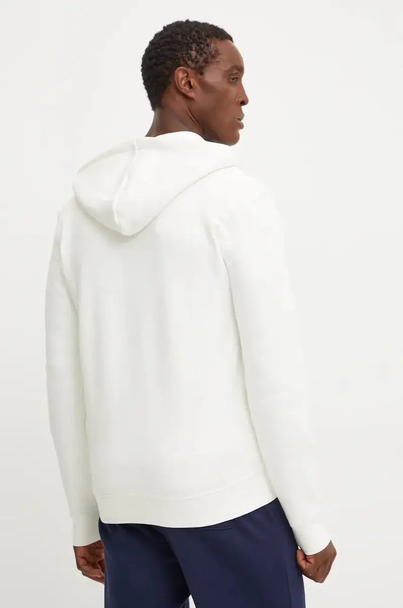 felpa uomo colore bianco con cappuccio Beige miniatura 3