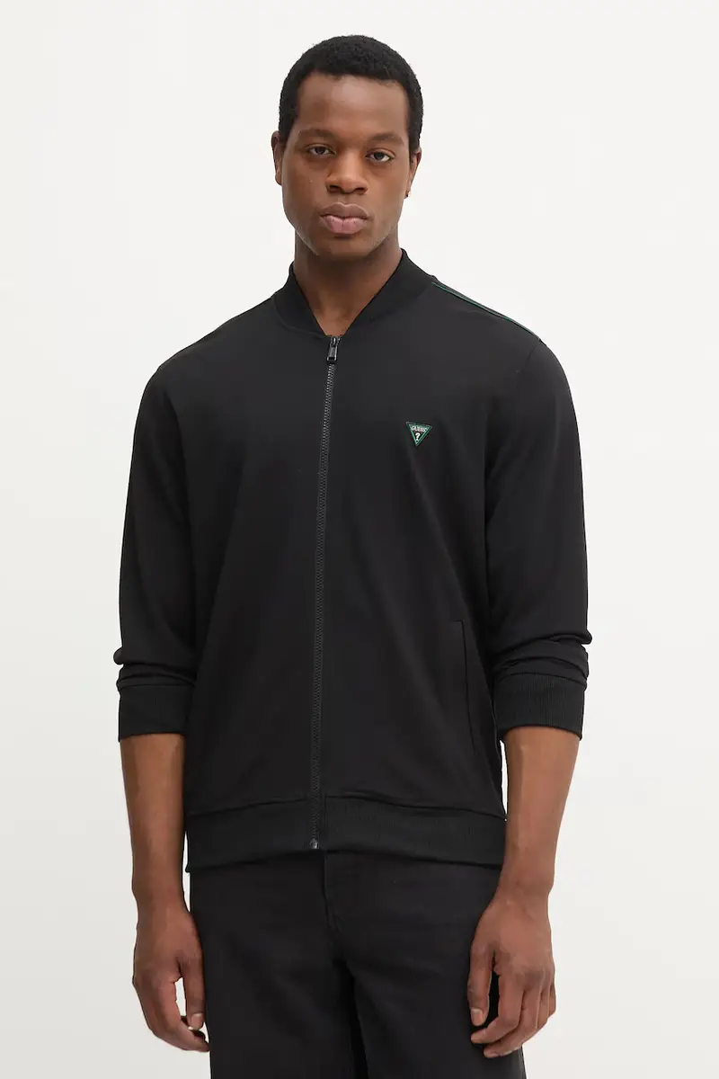 felpa uomo colore nero M5YQ04 KCBR2