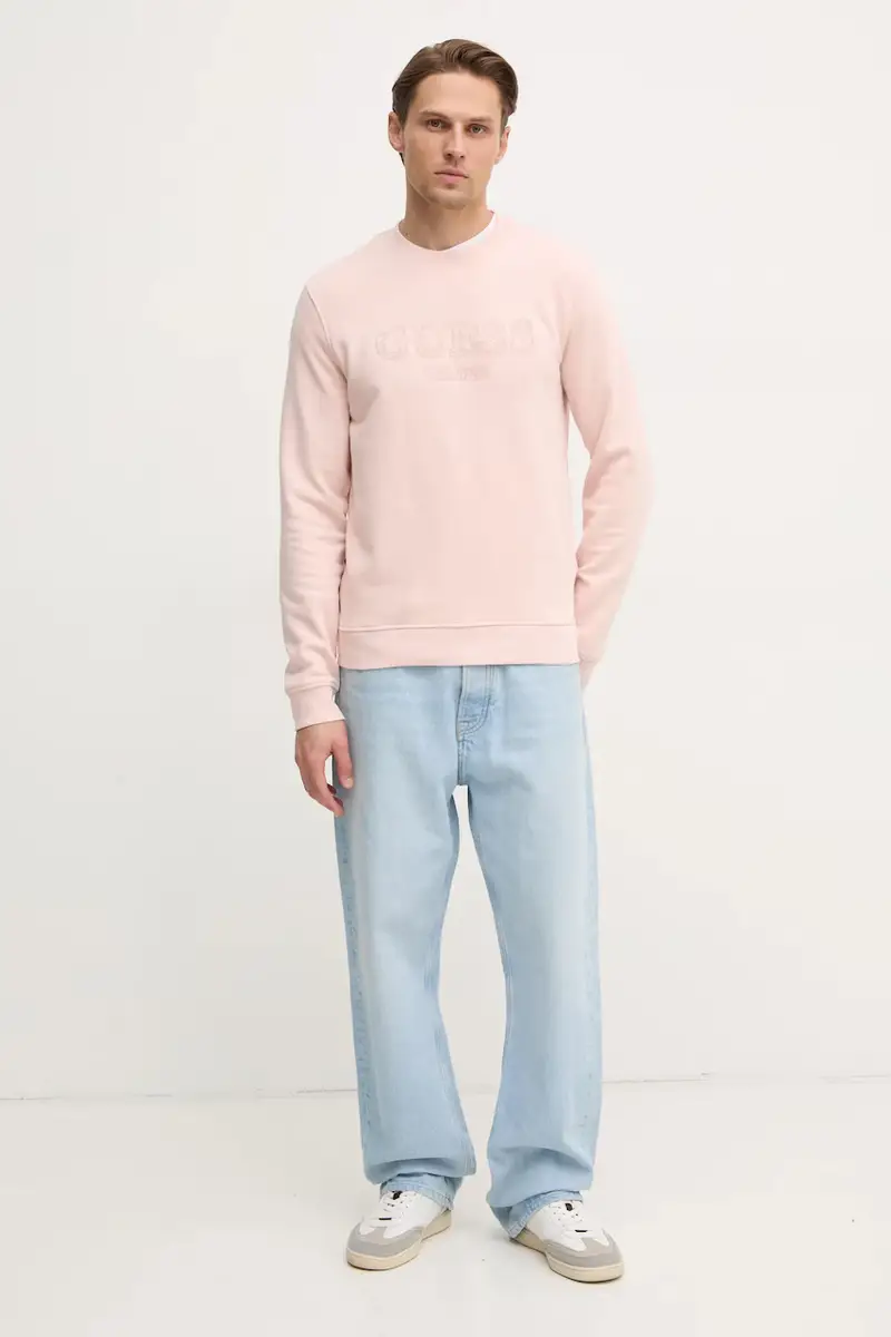 felpa uomo colore rosa M5RQ15 KCN01 miniatura 2