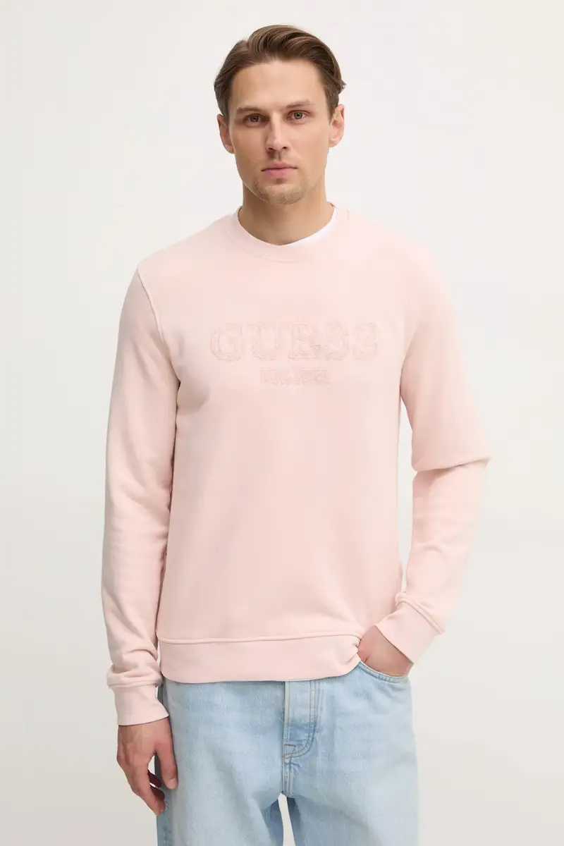 felpa uomo colore rosa M5RQ15 KCN01