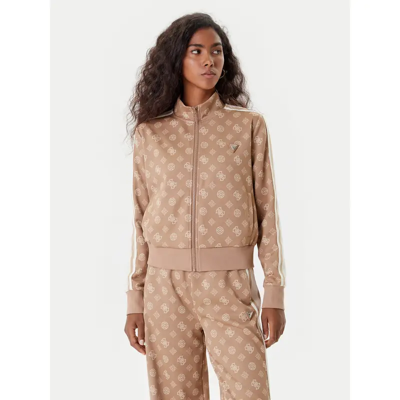 Felpa V5YQ07 K0282 Marrone Regular Fit