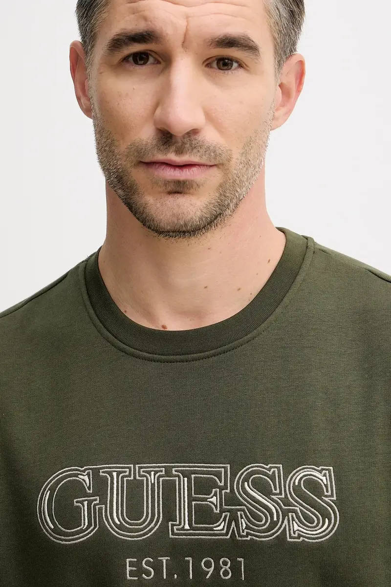 Guess Maglia verde uomo miniatura 4