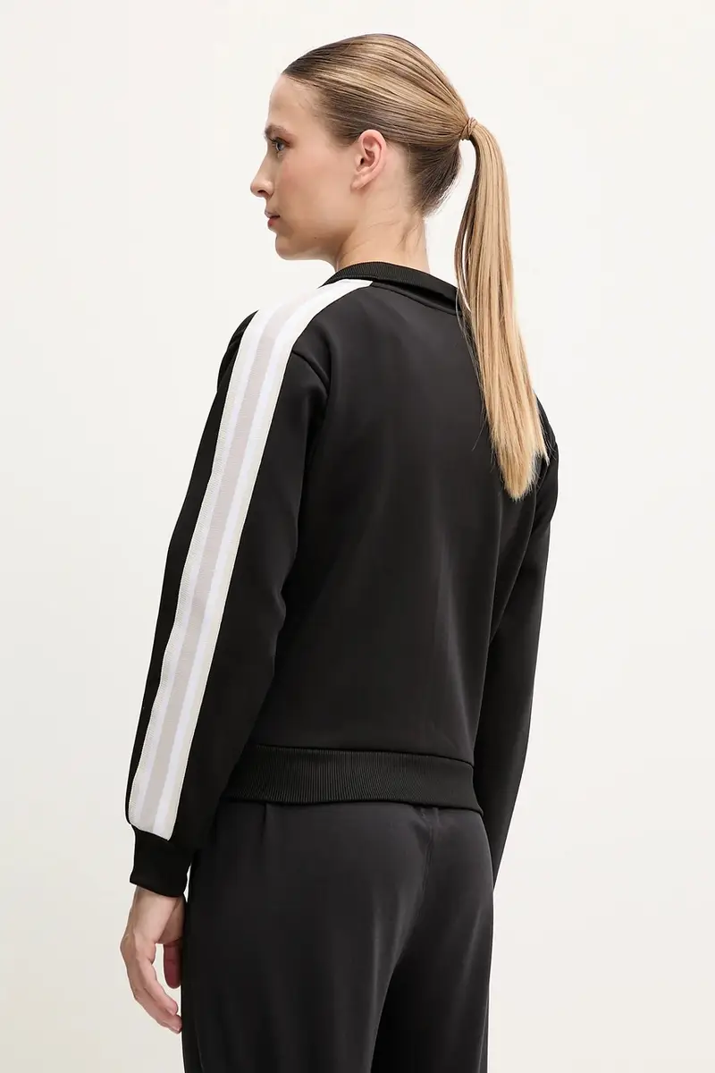 felpa YARROW donna colore nero con applicazione V5GQ18 KCRU2 miniatura 3