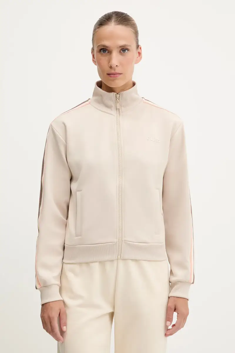 felpa YARROW donna colore nero con applicazione V5GQ18 KCRU2 Beige