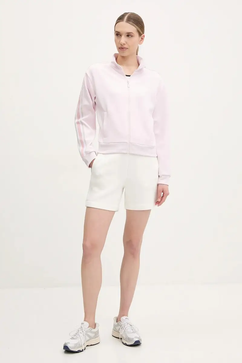 felpa YARROW donna colore rosa con applicazione V5GQ18 KCRU2 miniatura 2