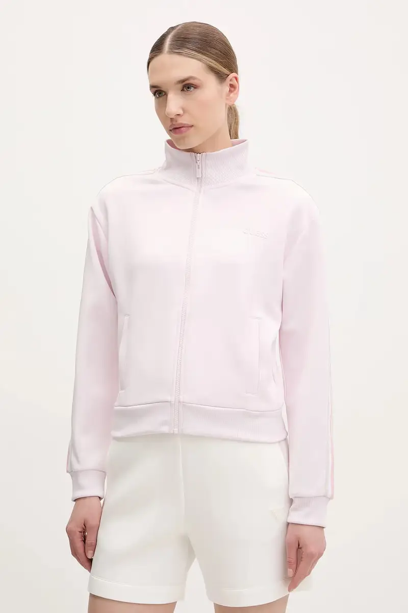 felpa YARROW donna colore rosa con applicazione V5GQ18 KCRU2