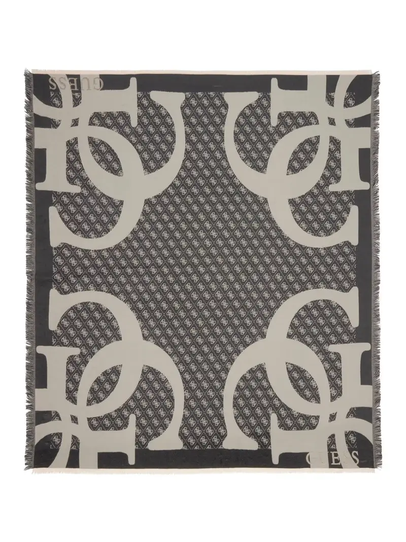 Foulard beige / nero