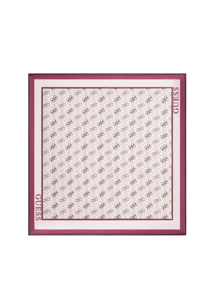 foulard donna con motivo 4g fucsia