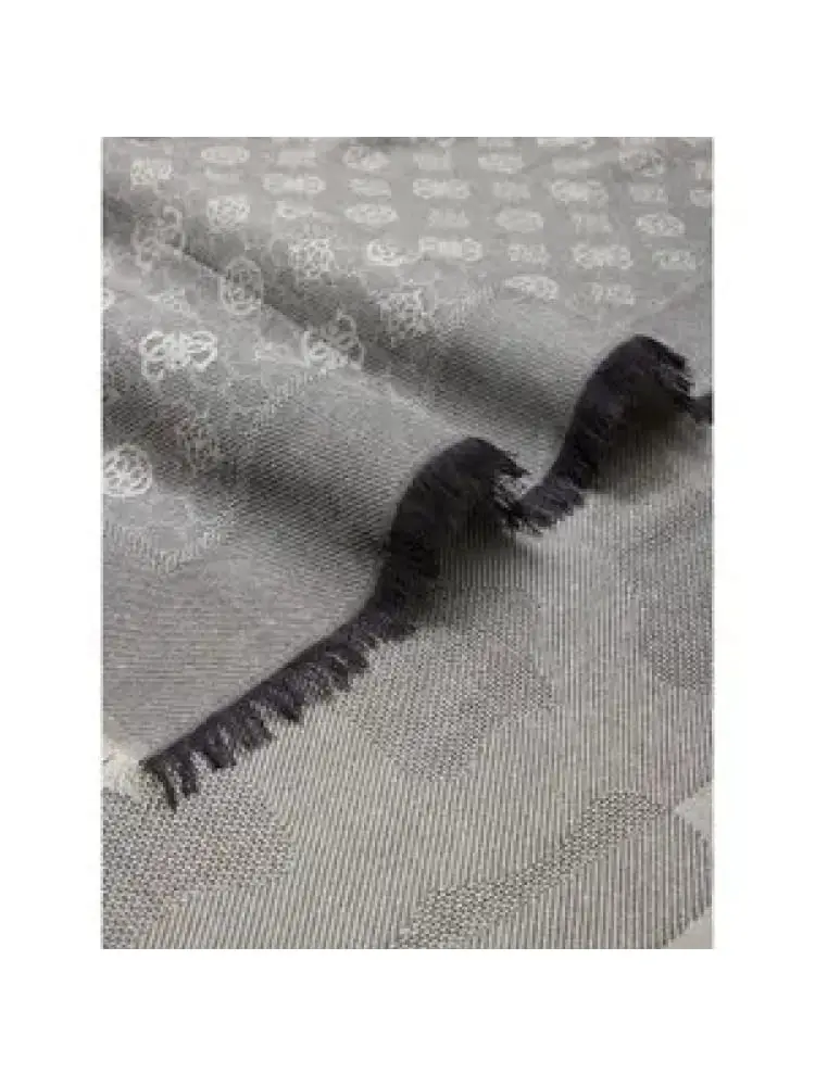 foulard donna jacquard keifah grigio miniatura 3