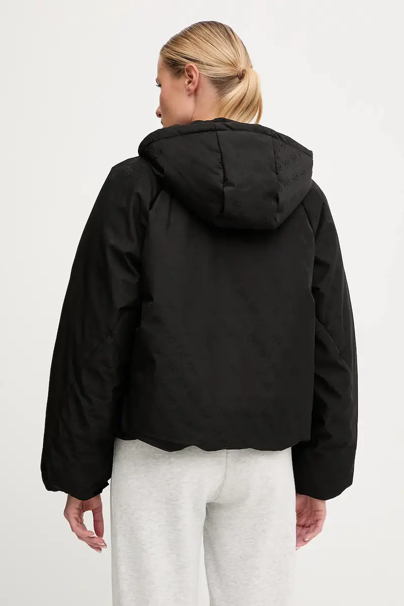 Guess Giacca 4G Nero Donna in fibra REPREVE miniatura 3