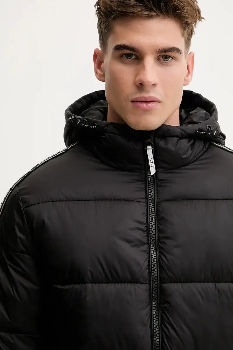 Guess Giacca ARLO Nero per Uomo - Isolata e Foderata miniatura 4