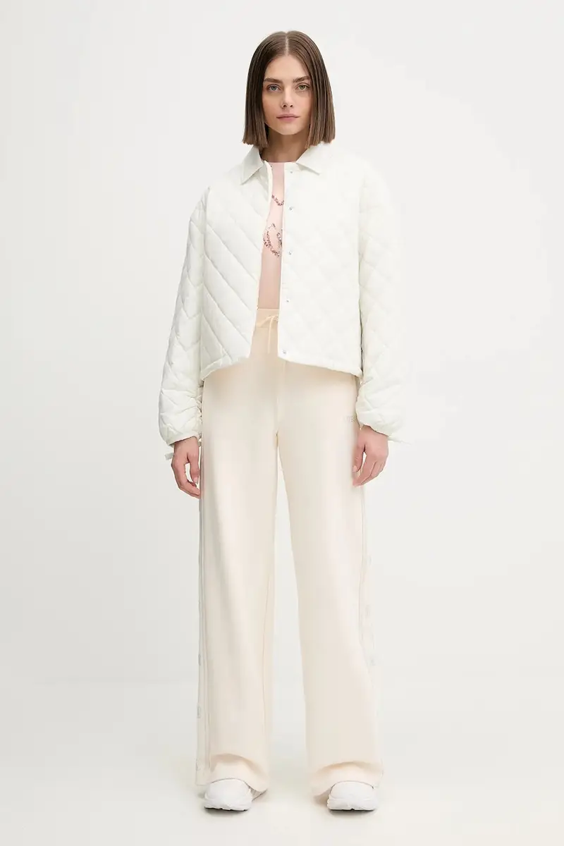 giacca BIANCA colore beige V5YL13 WHE92 miniatura 2