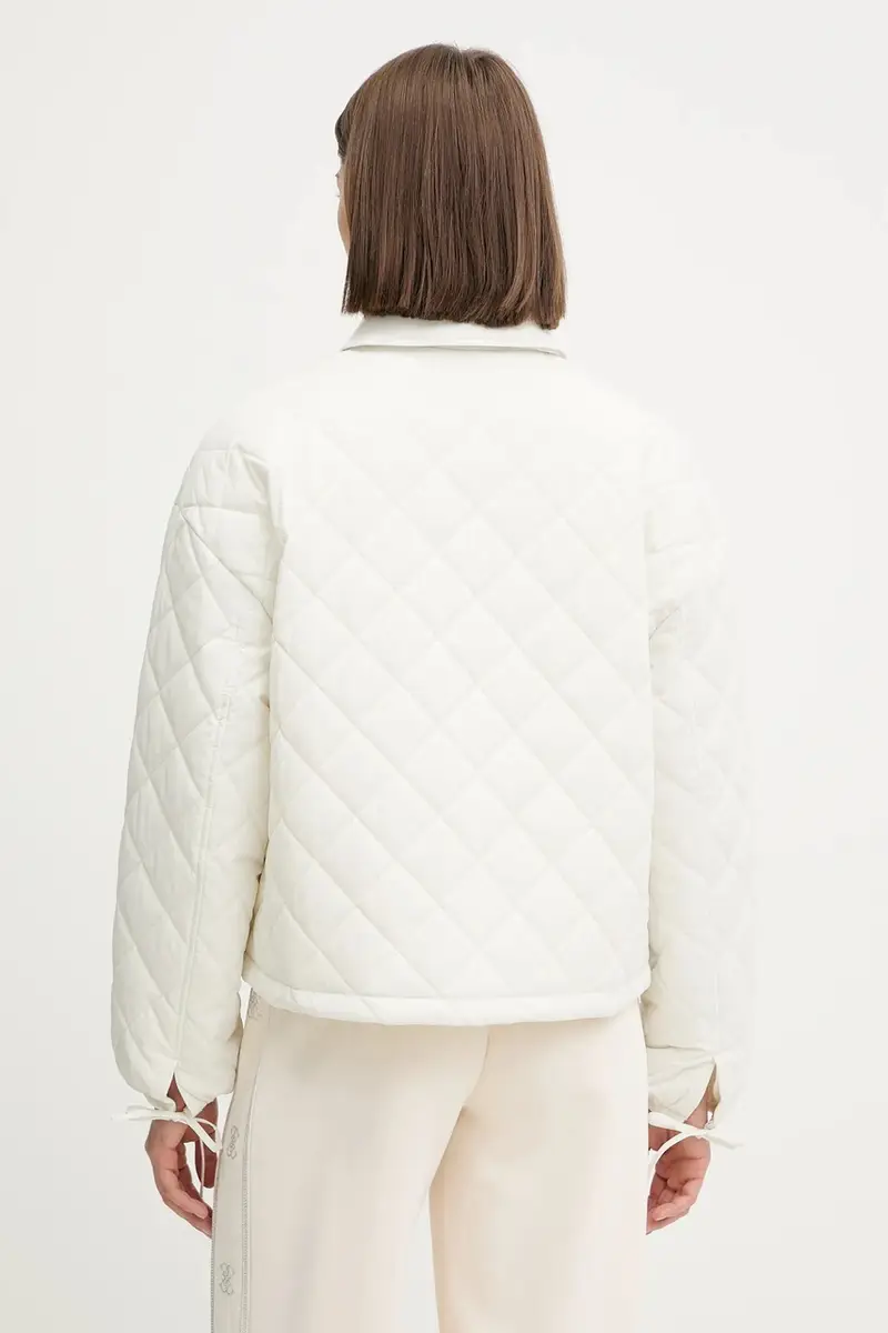 giacca BIANCA colore beige V5YL13 WHE92 miniatura 3