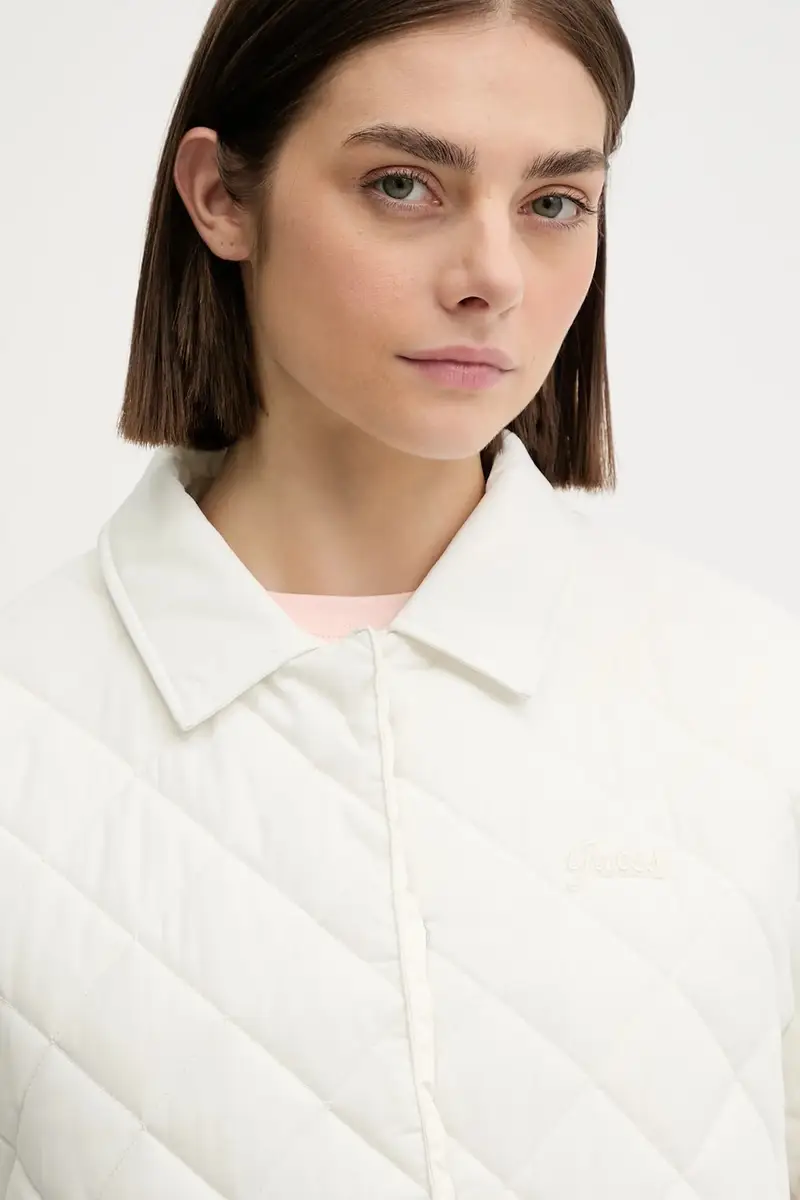 giacca BIANCA colore beige V5YL13 WHE92 miniatura 4