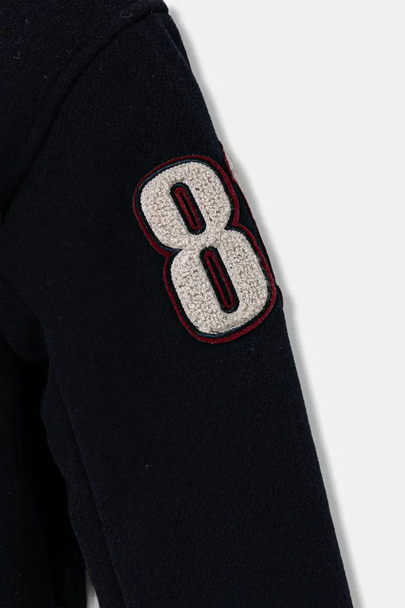 giacca bomber bambini colore blu navy L5YL06 WHE70 miniatura 3