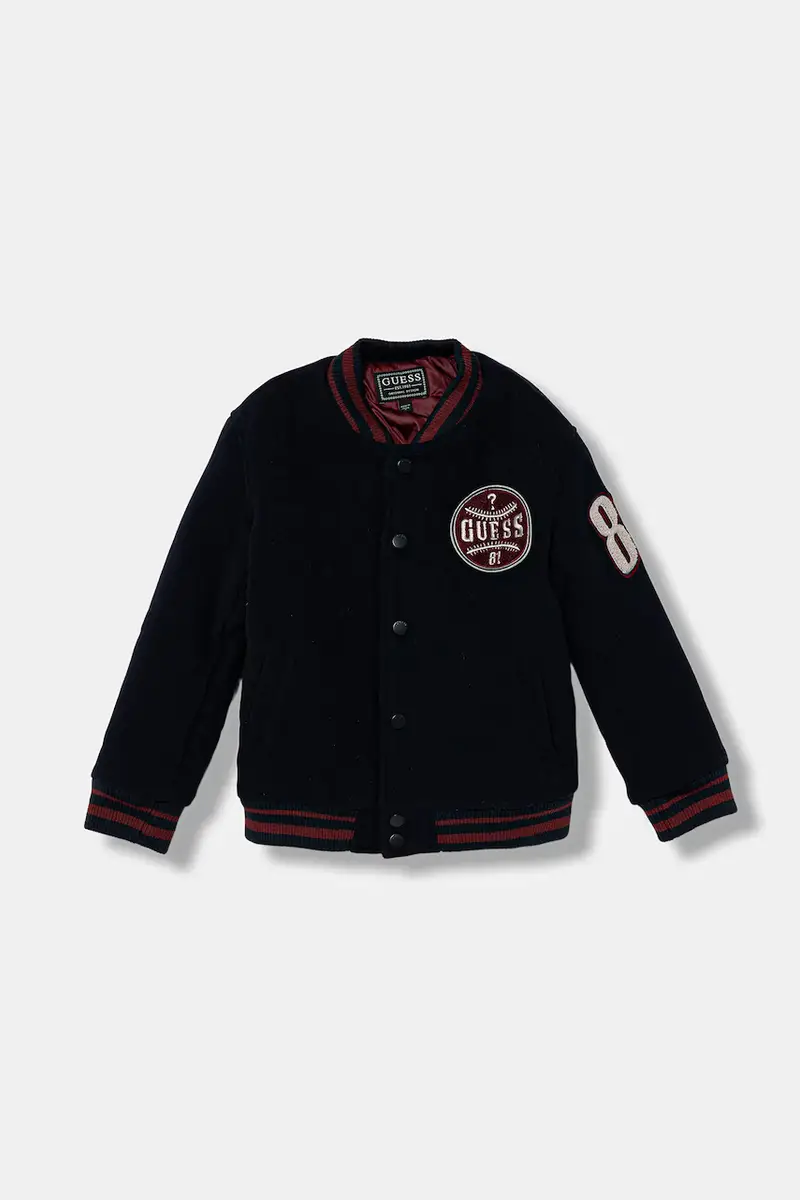 giacca bomber bambini colore blu navy L5YL06 WHE70
