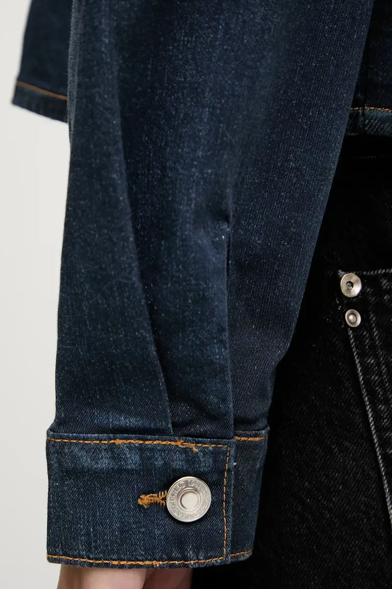 giacca camicia WESTERN colore blu navy W5YN90 D0213 miniatura 5