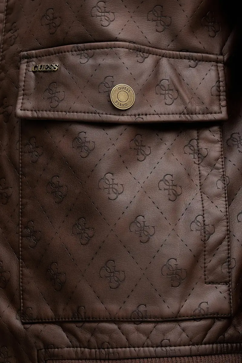 giacca colore marrone M5YL01 WGUC0 miniatura 5