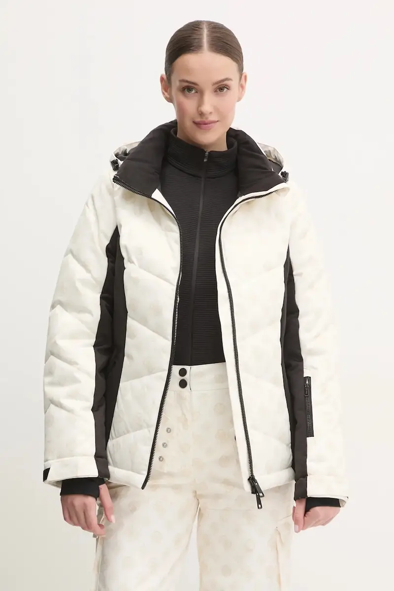 giacca da sci colore beige W4PL3N WH0K0