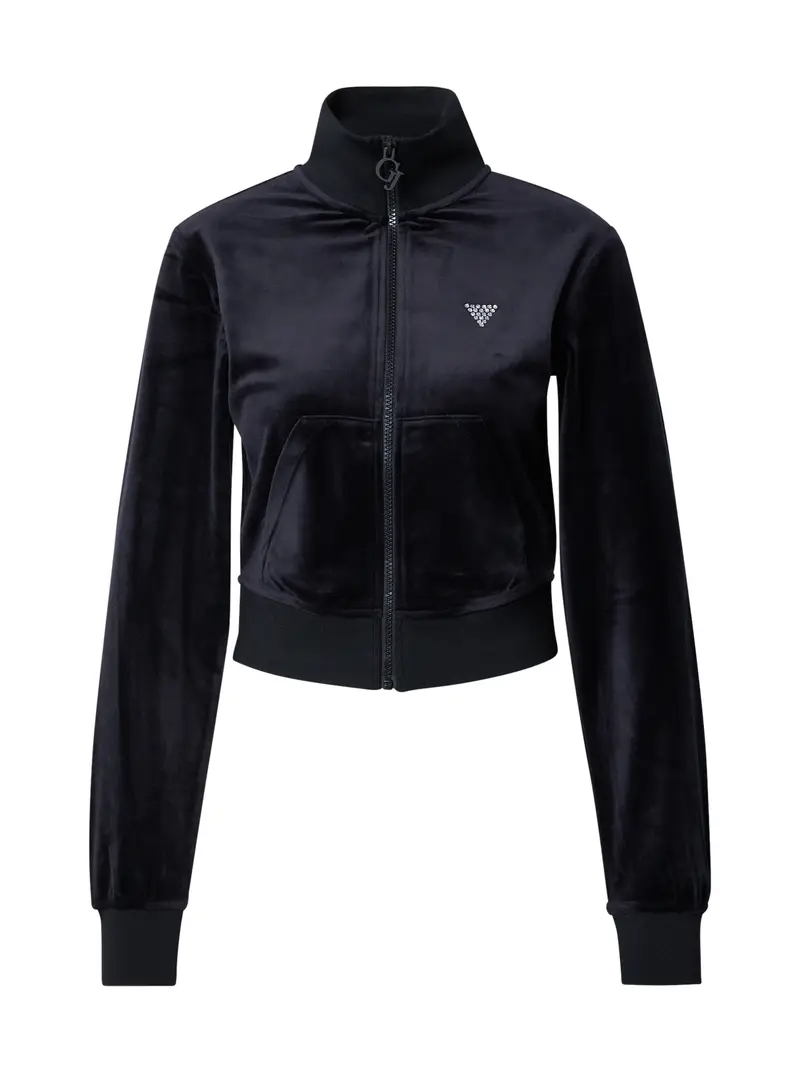 GUESS Giacca di felpa 'COUTURE' nero