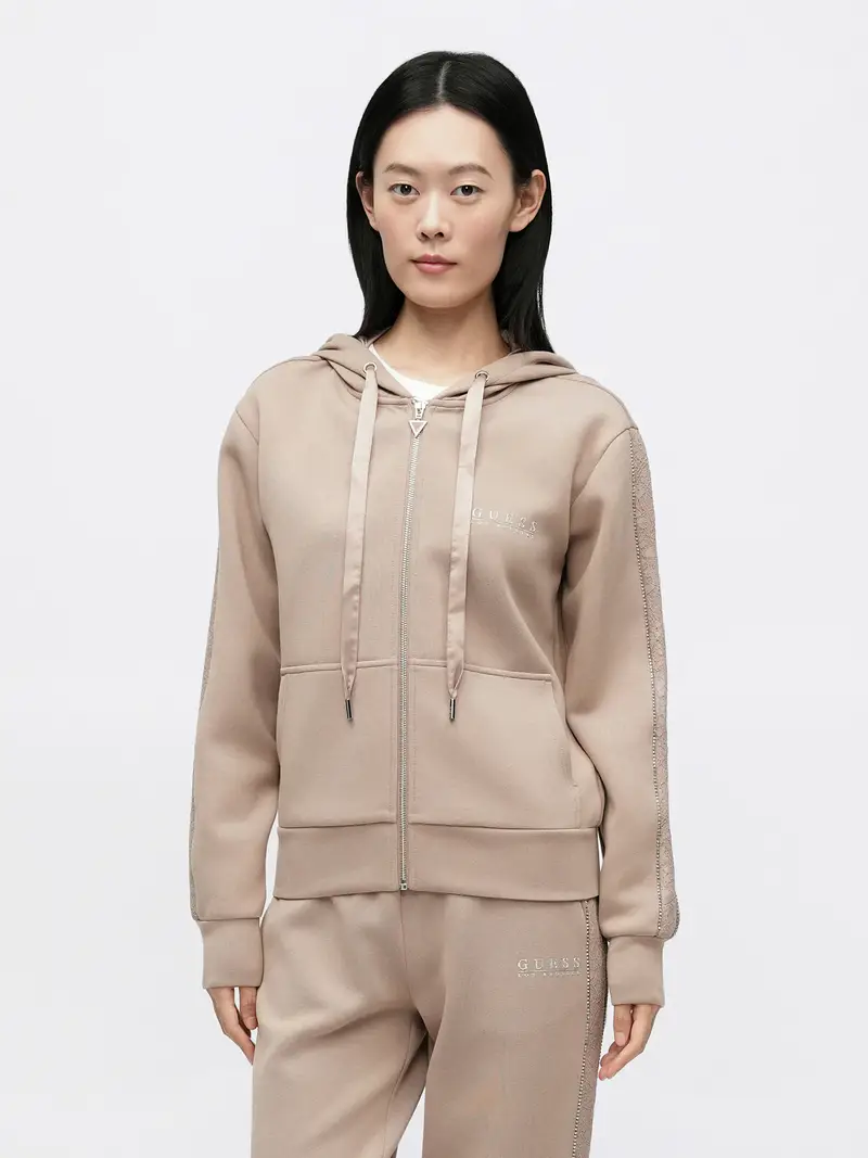 Giacca di felpa mocca miniatura 2