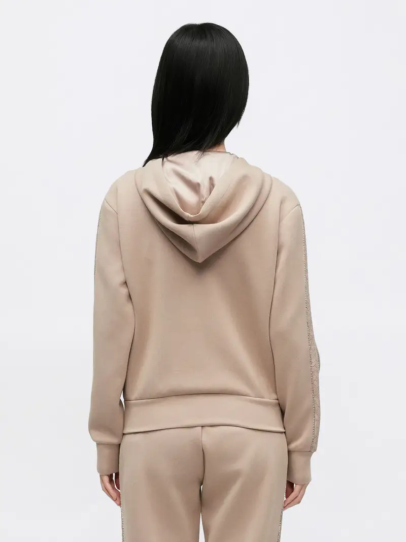 Giacca di felpa mocca miniatura 3