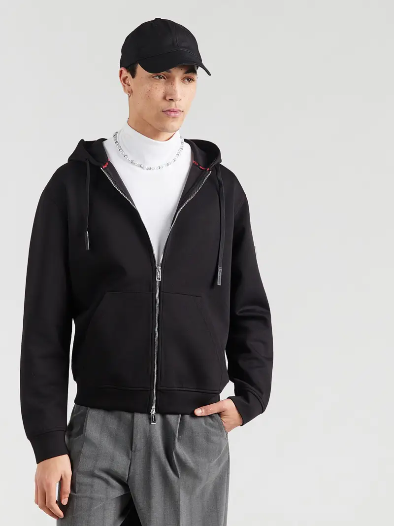 Giacca di felpa nero miniatura 2